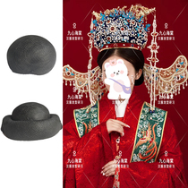 Hanfu wig bag big Ming Guido Maiden Girl Clothes Crown Ancient Wind Wedding Ming-made Wedding Suit Styling the Giant Bun of the Canopy Bun