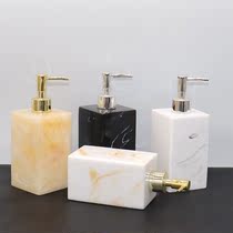 Hand sanitizer bottle high-value shampoo shower gel empty bottle Lotion bottled Nordic light luxury glass lotion