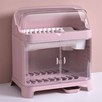 2022 Upper New Bowl Trays Intake Frame Home Bowls Rack Bowls Chopstick Containing Box Drain Kitchen supplies Home with lid hot