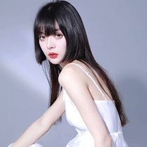 Wig woman long straight hair net red Lolita Lolita Lolita Day style princess cut soft girl black Ji hair long hair headgear