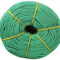 Thin nylon rope soft rope plastic rope wear-resistant clothesline outdoor hand-woven truck binding rope green rope pull rope
