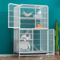 Cat cage Villa home oversized free space cat cage with toilet cat house two-story Small Cat House