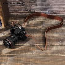 Camera Harness Shoulder Strap Retro Single Anti Micro Single Leather Apply Fuji Comfort Digital Canon Sony Cortical Decompression Skew