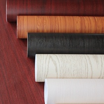 Boeing Soft-sheet Waterproof Wall Paper Wardrobe Desktop Old Door Furniture Renovated Cabinet Wood Grain Stickers Self-Glued Imitation Wood Patch Leather