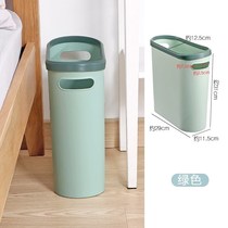 Gap trash can ultra-narrow 10cm narrow slit kitten feces rectangular bathroom ultra-narrow 13cm toilet 12cm gap