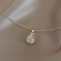 Otterles Special Cabinet Clear Cabin Withdrawal Cabinet Pick Up Leak 18K Gold Drop Necklace Outlets Female Accessories