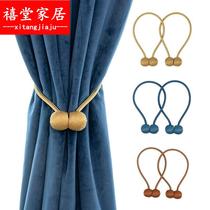 Curtain buckle magnetic accessories strapping rope magnet creative cute hook self-absorbing curtain clip