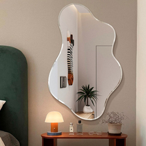 Cloud mirror special-shaped mirror bathroom with lights led irregular net red makeup mirror wall-mounted vanity mirror ins wind