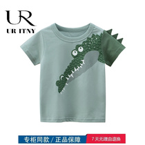 (30% discount area) Brand discount store to clear warehouse childrens clothing summer boy clothes children short sleeve t shirt