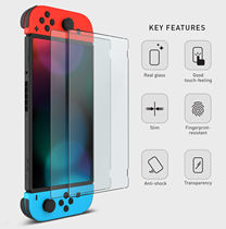 Nintendo Switch tempered film 9H high hardness curved glass film switch host film NS HD film anti-fingerprint Aoshuo OSTENT