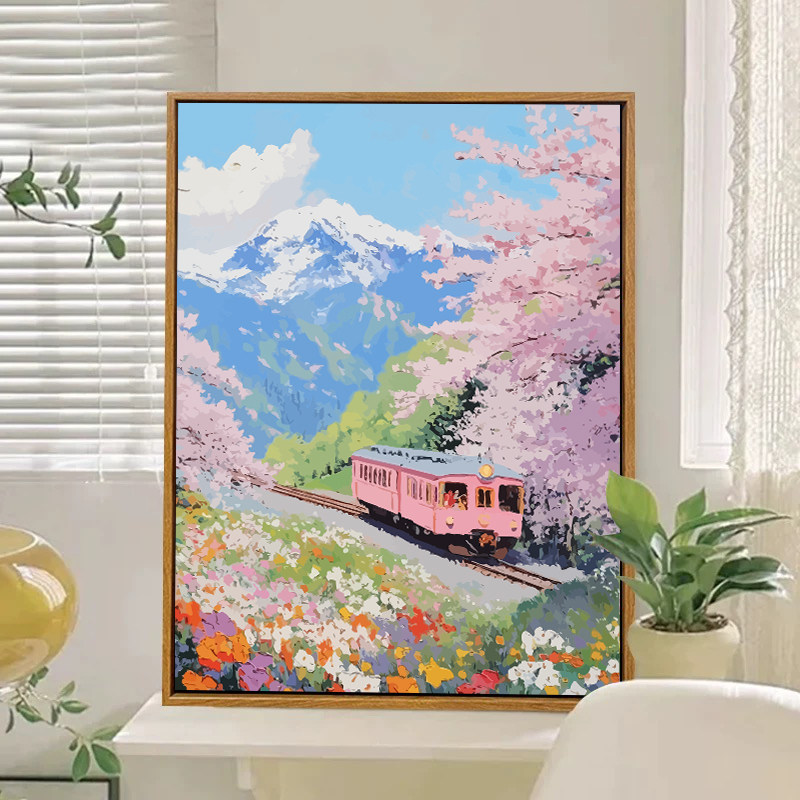数字油画富士山-数字油画富士山促销价格、数字油画富士山品牌- 淘宝