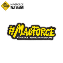 MAGFORCE MAGhose personality MP9112 Backpack Embroidery Magic Sticker Logo Sticker Fashion Trendy Outdoor