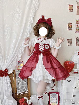 taobao agent [Intent Jin] Mu Lin Red Mushroom Lolita Lolita Original Design