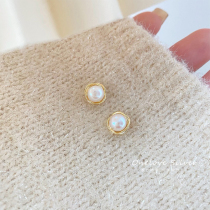 s999 Pure Silver Freshwater Pearl Earrings Female 2023 New exploits with small crowdsourced design Superior Light Lavish Earrings Earrings