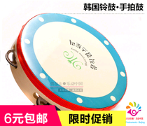 Orff new musical instrument foreign trade custom tambourine tambourine dance early education hand-cranked toy neutral