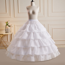 Wedding dress support with large-duty lotus leaf side four steel ring adjustable dress liner cosplay violent flower grass