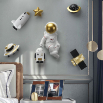 Nordic creative astronaut wall decoration light luxury living room wall decoration pendant childrens room bedroom bedside astronaut