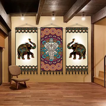 新品·縁起象、壁画、背景、掛画 泰国大象挂画-泰国大象挂画促销价格、泰国大象挂画品牌- 淘宝