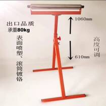 Unpowered roller conveyor frame woodworking material receiving frame feeding frame miter saw chainsaw planer support frame idler