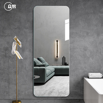 Everyone wants frameless round corner dressing mirror wall hanging full-length mirror wall home bedroom fitting mirror explosion-proof decorative mirror