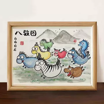 徐悲鸿八骏图挂画-徐悲鸿八骏图挂画促销价格、徐悲鸿八骏图挂画品牌- 淘宝