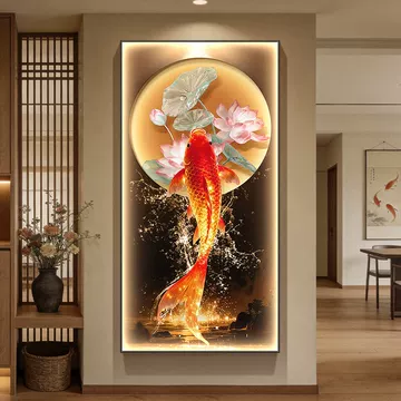 锦鲤壁画灯玄关-锦鲤壁画灯玄关促销价格、锦鲤壁画灯玄关品牌- 淘宝