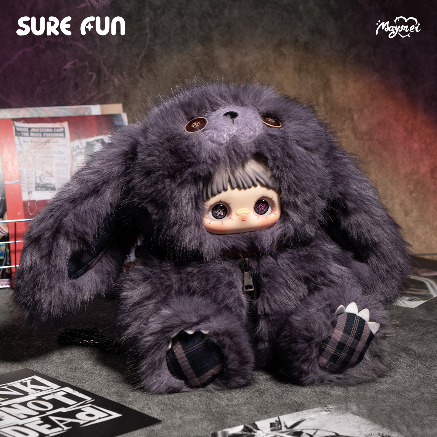 SUREFUN MayMei霉霉反叛玩偶双肩包盲盒，细节控的宝藏世界_小游戏_淘宝