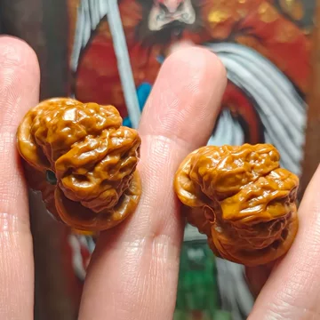 新入荷❤️No.721❤️文玩くるみ（文玩核桃） 蛤蟆头 蛤蟆头文玩核桃单只-蛤蟆头文玩核桃单只促销价格、蛤蟆头文玩核桃单只