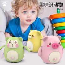 Childrens electric magnetic swing squad Cute left and right twist ass small animal Puzzle boy girl toy