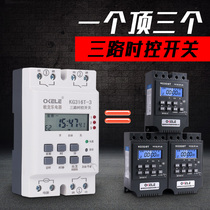 Time control switch 220V timer multi-channel control microcomputer automatic power-off street light space-time kg316t light box