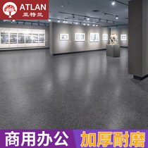 pvc floor leather commercial office thickened waterproof non-slip ground adhesive engineering leather wear-resistant cement direct paving