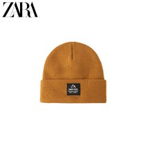 ZARA New Baby Baby label trim knitted cap 03339565703