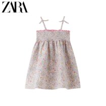 ZARA new baby girl toddler suspender dress 03335372712