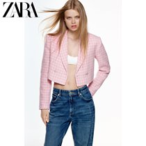 ZARA new TRF womens dress gig texture casual suit jacket 2010770653