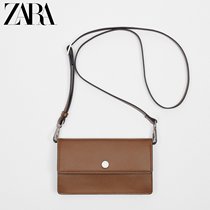 ZARA Spring New Pint Mens Bag Brown Grain Pastel Satchel Wallet Tide Pack 3805920105