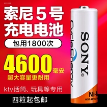 5 hao 7 rechargeable lithium battery 4600 mA toy KTV microphone microphone remote five seven suit