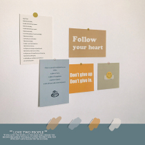 ins wind word card motivmental health English postcard minimalist small poster dormitory desktop wall decoration