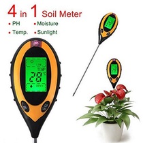 Four-in-one electronic soil tester Thermometer hygrometer PH value light meter