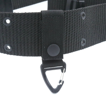 Outdoor nylon webbing buckle belt Quick-hanging tactical buckle Belt pendant keychain Backpack hook EDC accessories