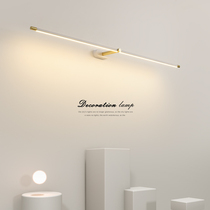 Minimalist led mirror headlight modern minimalist dressing table mirror cabinet lamp bathroom wall lamp toilet mirror cabinet special lighting