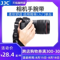 JJC Micro Mirrorless camera wrist strap is suitable for Canon M50II M6II Sony Black card A6400 A6000 A7RM4 M3 A7M3 Black card