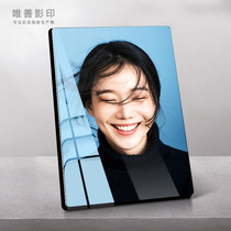 Placing table custom wash photos made into photo frames to make wedding photos print childrens photos home porcelain crystal ornaments