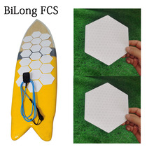 Surfboard anti-slip pad hexagonal honeycomb shape foot pad surf pad Windsurfing anti-slip pad 20 pieces of PC material