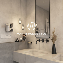 Van Nei Wabi-sabi plain color micro-cement tiles Bathroom Bathroom Kitchen wall and floor tiles All-ceramic guest restaurant floor tiles