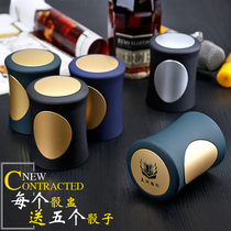  Bar supplies Game props Sieve color dice stopper screen cup Color cup Straight KTV thickened dice cup Throwing cup