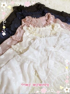 taobao agent Shiffon T-shirt, slip dress, cardigan, Lolita style