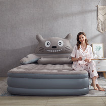 Higher inflatable mattress air bed household double portable single air Totoro bed bedroom steam mattress