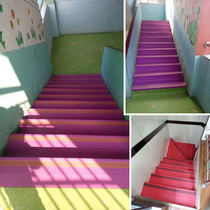 Stair step cushion skateboard kindergarten anti-skid strip integral cushion household floor mat entrance step pvc rubber