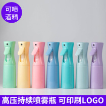 High pressure continuous fine mist spray bottle atomization alcohol disinfectant continuous spray bottle portable water replenishing makeup water spray pot