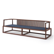 Beauty School New Middle Sofa Composition Zen Boilerplate Room Clubhouse North American Black Walnut Wood Solid Wood Sofa